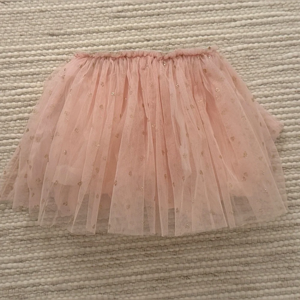DOE A DEAR Girls Pink Tutu Skirt - Size 24 months